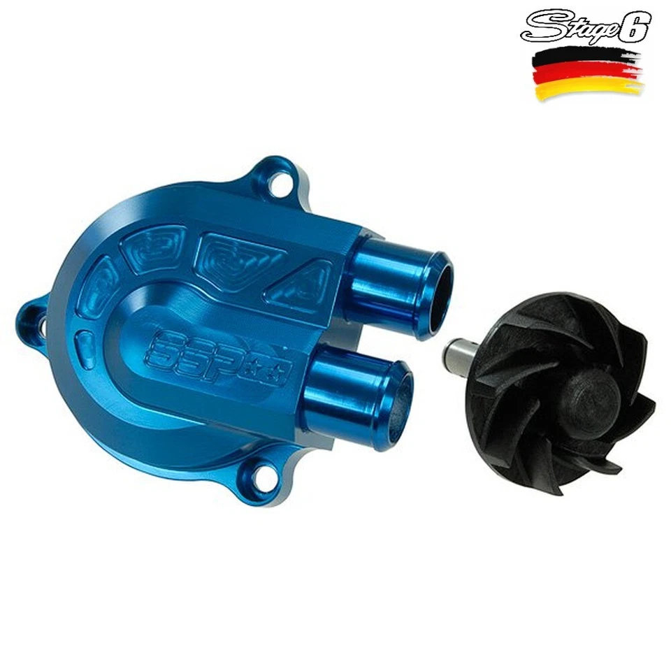 POMPA ACQUA MAGGIORATA STAGE6 SSP +40 BLU YAMAHA 50 AEROX 1997-2012