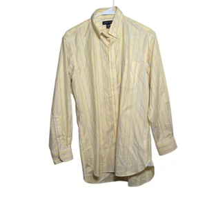 Lands' End Shirt Men's 15 1/2 No Iron Oxford Tailored Button Up Long Sleeve Top - Picture 1 of 10