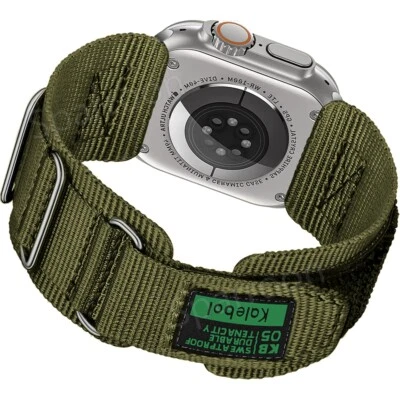 Correa de nailon para Apple Watch Series 11 10 9 8 7 6 5 SE Ultra 1 2 3 38 mm-49 mm Foto 1 de 4