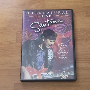 Supernatural Live Santana An Evening with Carlos Santana and Friends (DVD, 2000) - Imagen 1 de 2