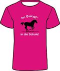 T-Shirt Einschulung  Pferde Motiv /Mdchen 1. Klasse Einschulung Schulkind