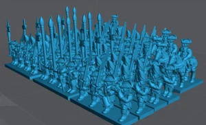 48x 15mm/1:100th Swedish SYW Musketeers & Grenadiers - Bild 1 von 1