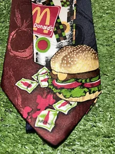 The McDonald's Collection 1994 Quarter Pounder paris LA New York Pop City Tie - Picture 1 of 8