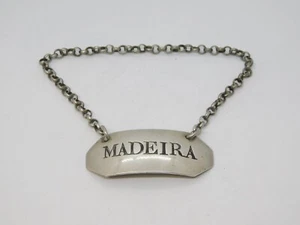 Georg III Sterling Silber Madeira Wein Dekanter Etikett Antik 1798 London - Bild 1 von 5