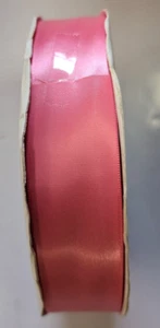 100 Yards Double Sided Faced Satin Ribbon Hot Pink #156 40mm Wide - Picture 1 of 4