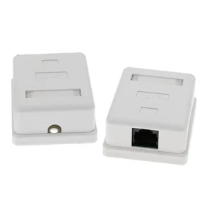 2x Sur Mount Outlet Box Plate with Combo - Afbeelding 1 van 7