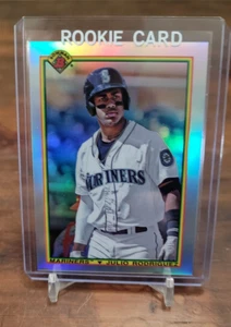 Tarjeta refractora Julio Rodriguez 2019 Bowman cromada retro 30 aniversario 90B-JR - Imagen 1 de 2