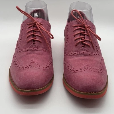 Zapatos de vestir usados Cole Haan para mujer de gamuza rosa talla 8,5 Foto 1 de 4