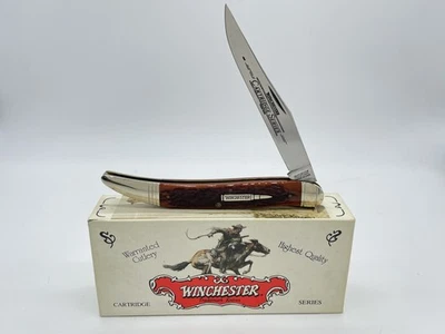 Winchester W18 19100 1992 serie cartucho hueso naranja palillo de dientes grande con caja OMP Foto 1 de 4