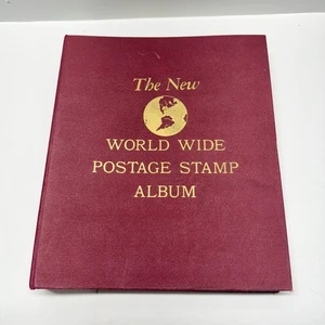 Minkus 1953 New World Wide Postage Stamp Album + Video - w/ Some Stamps! - Picture 1 of 14