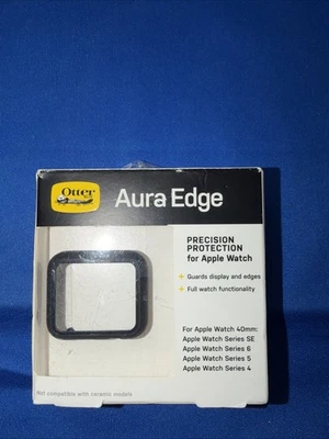 Funda OtterBox Aura Edge Series para Apple Watch Series 4/5/6/SE 44MM/40MM Negra Foto 1 de 4