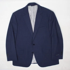 Brooks Brothers Explorer Sport Coat Mens 44S Solid Dark Blue Wool Blend Jacket - Picture 1 of 8