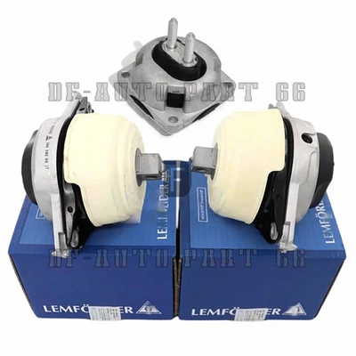 3*发动机电机安装支架套件适用于梅赛德斯-奔驰 W166 ML550 GL450 GLS550 — 第 1/4 张图片