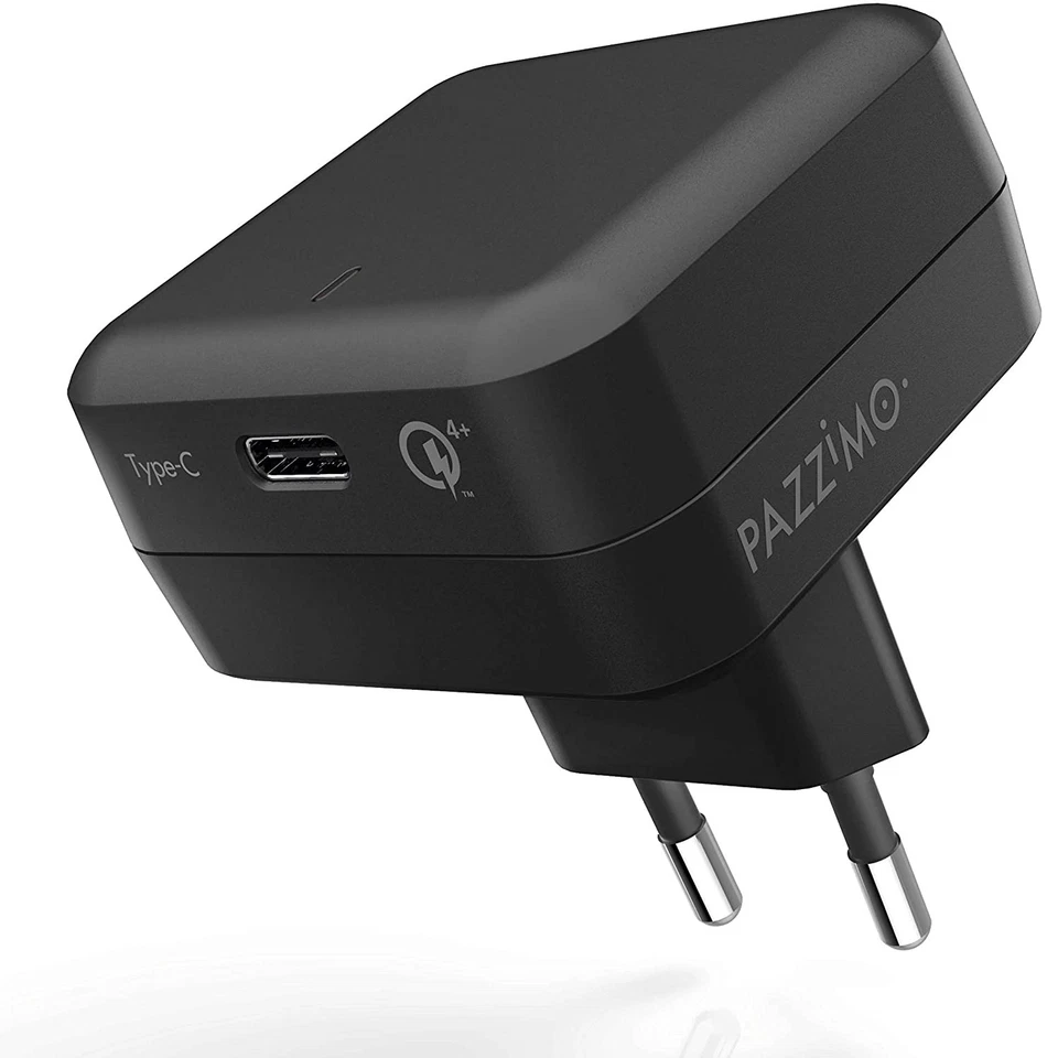 Pazzimo Ladegerät USB-C Qualcomm Quick Charge 4+ QC 4.0 Power Delivery Netzteil - Bild 1 von 4