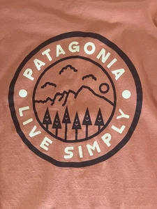 Camisa Manga Larga Patagonia Niñas 14 XL Live Simply 100% Algodón Orgánico - Imagen 1 de 4