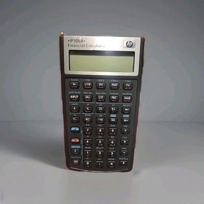 HP 10bII Plus Financial Calculator Hewlett Packard 10bll+ ~ Working ~ - Image 1 of 4