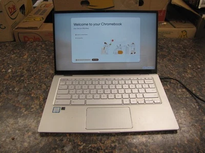 Asus Chromebook Flip C434T Touch M3-8100Y 8GB 64GB Chrome OS Silver -NICE WORKS - Image 1 of 4