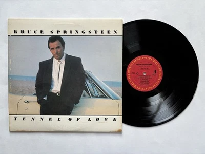 Bruce Springsteen “Tunnel of Love” Vinyl Lp Record Lyrics Original 1987  (VG++) - Imagem 1 de 2