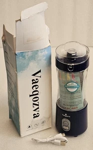 Tragbarer Mini Reise Stabmixer Shake Smoothie Wiederaufladbar BPA Frei Marineblau - Bild 1 von 12