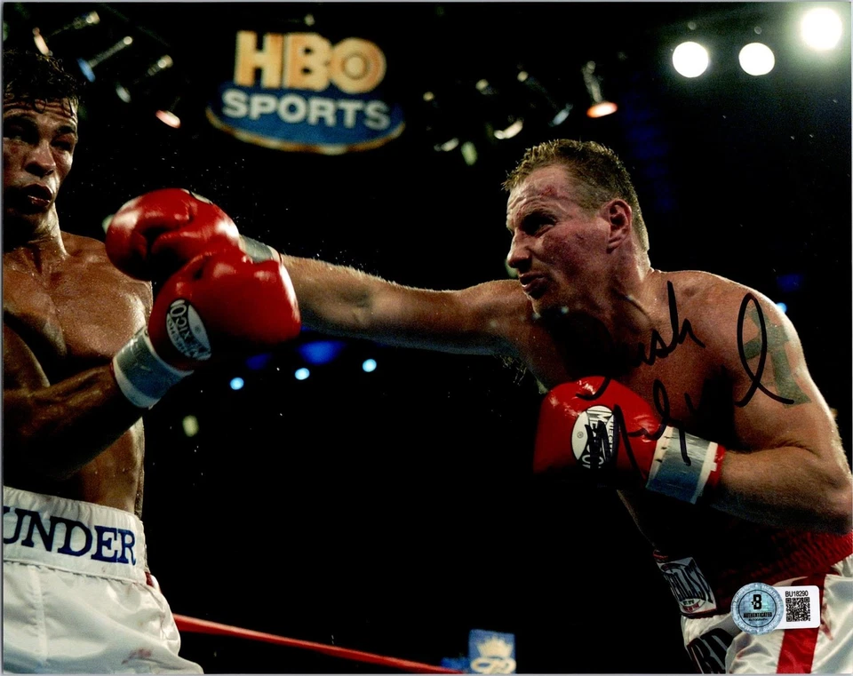 MICKY WARD SIGNED 8X10 PHOTO BECKETT BAS COA BOXING IRISH THE FIGHTER GATTI 8 - Image 1 of 1