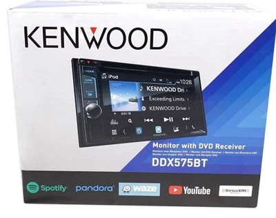 Kenwood DDX575BT 6.2” Pantalla Táctil Bluetooth DVD Coche Receptor Estéreo Probado Foto 1 de 4