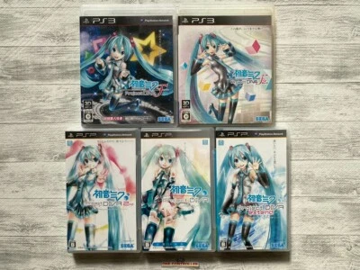 SONY PS3 & PSP Hatsune Miku Project DIVA F & F 2 & Diva 2nd & Extend from Japan - Image 1 of 4