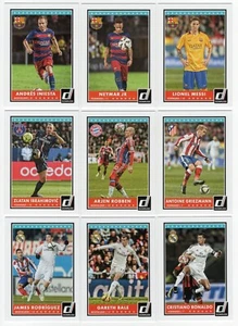 2015 Panini Donruss Soccer Complete set 100 cards Messi Ronaldo Neymar Iniesta - Picture 1 of 1