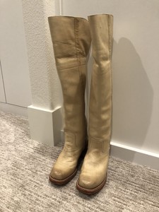 Beige Over The Knee Boots For Women For Sale Ebay