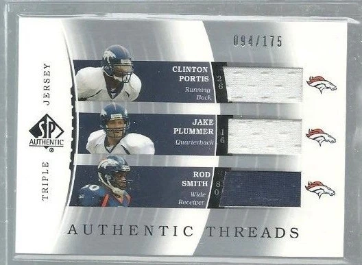  2003 SP Authentic Threads Triples #PPS Portis/Plummer/Smith 094/175 (ref42643) - Image 1 of 1