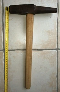OLD TOOL Outil ancien Marteau Poinçon de Forgeron 2,4 KILOS forgé travail métal  - Photo 1/6