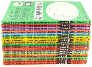 Sams Photofact Tape Recorder Series TR-76 to TR-99 *Select Volume* (Acceptable) - Picture 1 of 35
