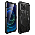 Heavy Duty Metal Hybrid Silicone Hard Case Cover F Iphone 11 12 13 14 15 Pro Max
