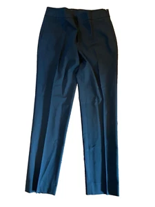 DKNY Women's Size 2 Black Flat Front Size Zipper Pants Trousers - Picture 1 of 3