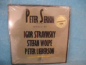 Peter Serkin, Works by Stravinsky, Wolpe..., New World NW 344, Audiophile SEALED - Picture 1 of 2