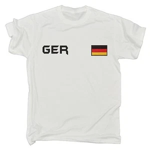 Germany Flag T-SHIRT Deutschland German Sport Football Soccer birthday gift - Picture 1 of 3
