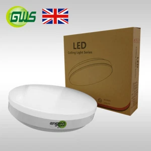 LED Wall/Ceiling Down Lights With Microwave Motion Sensor Kitchen Bathroom Lamp - Imagen 1 de 4