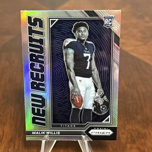 2022 Panini Prizm Malik Willis New Recruits Silver Prizm #NR-3 Rookie RC Titans - Picture 1 of 2
