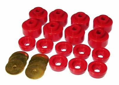 Prothane Body& Cab Mounts 16 Bushing Kit Red for Silverado Sierra 1500 / 2500 - Image 1 of 3