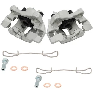 Rear Pair For 1999-2002 2003 2004 Jeep Grand Cherokee Brake Calipers w/ Bracket - Picture 1 of 10