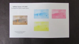 FRANCE COLOR PROGESSIVE PROOF SCOTT 3773 CALAIS BEACH WILLIAM TURNER 2010 MNH - Picture 1 of 1