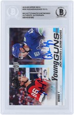 Autographed Jack Hughes Devils Hockey Slabbed Rookie Card Item#13096245 COA