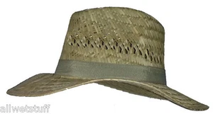 Cappello Ausi Outback tesa di paglia piegata protezione solare vacanza crociera surf spiaggia abbigliamento - Foto 1 di 3