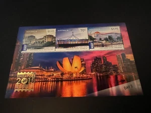 AUSTRALIA 2015 MNH, Singapore Show, Mini sheet Scott 4333A (Day 2) - Picture 1 of 2
