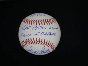 FERGIE JENKINS JOHNNY BENCH SIGNED OFFICIAL OMLB BASEBALL INSCRIBED W/ JSA COA - Picture 1 of 7