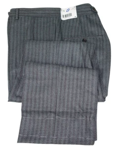 £595 CORNELIANI NWTS WOOL TWEED GREEN UK 32 IT 48 MADE ITALY PANTS - Picture 1 of 14