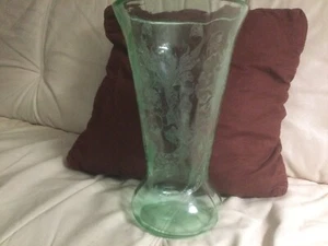 Paden City 12” Vase - ‘Lela Bird’ - Picture 1 of 7
