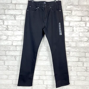 J.CREW FACTORY NWD Men's Signature Flex Straight Fit Black Jean sz 33/32 AY519 - Picture 1 of 6