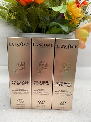 Lancome Teint Idole Ultra Wear 24H Full Coverage Foundation (You Pick) NIB - Image 1 of 3