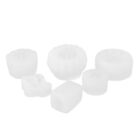  6 Pcs Candle Silicone Mold Candles Molds Wax for Making Plant