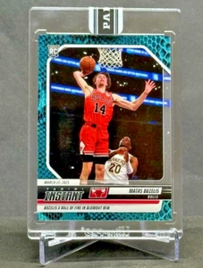 Matas Buzelis RC 2024-25 Panini Instant #458 31 pt. Career High BLUE VIPER #1/1 - Picture 1 of 3